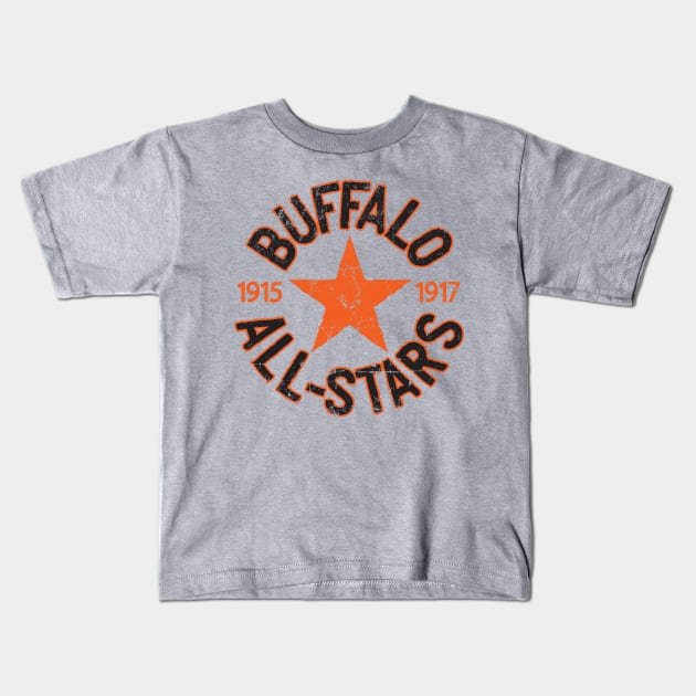 Buffalo All-Stars Kids T-Shirt by MindsparkCreative